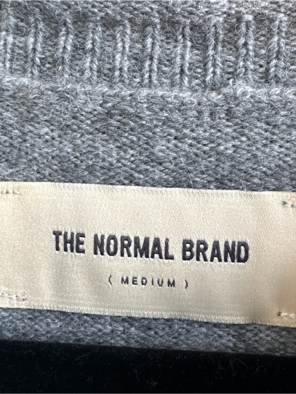 The Normal Brand Marianna Crewneck Sweater Women’s Medium Gray Oversized NEW - Picture 5 of 10